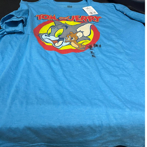New With Tags Tom and Jerry T-Shirt Retro Adult Men’s Size XL Cat And Mouse - Picture 3 of 4